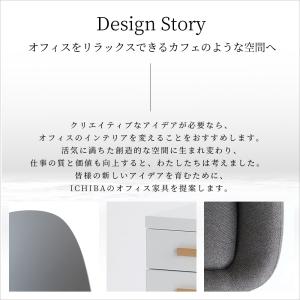 デスクチェア キャスター付き ファブリック オ...の詳細画像3