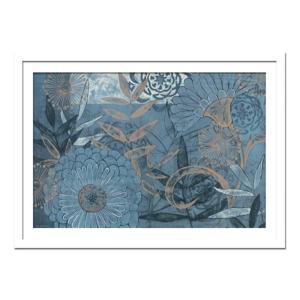 ファブリックパネル アートフレーム 和彩 青海波文様 和柄 日本風 紋