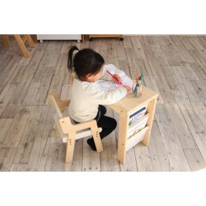スタディーセット 学習机 キッズデスク かわいい ナチュラルモダン 高さ調節 ラック 木製 子供 椅...