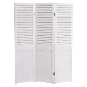 パーテーション 衝立 間仕切り おしゃれ アンティーク 目隠し エレガント パーティション インテリアスクリーン 木製 幅40cmx高さ148cmx3連