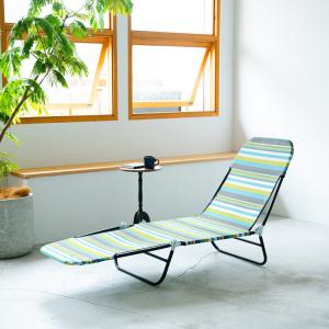 未使用　サマーベット　ビーチベット　ビーチチェア　レトロ　デッドストック 永井興産 ビーチチェア 折りたたみ サマーベッド コット