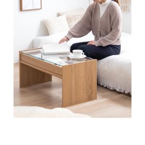 センターテーブル コレクションテーブル 引出し 2杯 ine reno 幅90cm