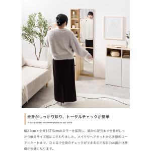 ドレッサー 姿見 ミラー ラック 棚 おしゃれ...の詳細画像5