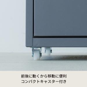 デスクワゴン スチール キャスター付き 5段 ...の詳細画像5