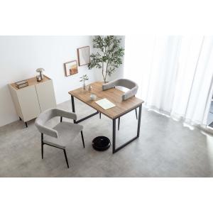 ダイニングセット 110cm 2人掛け 木目テー...の商品画像