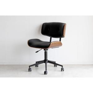 デスクチェア おしゃれ ミッドセンチュリー キャスター 椅子 オフィス レトロ 北欧モダン 回転 昇...