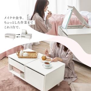 ドレッサーテーブル 幅80cm コスメテーブル...の詳細画像4