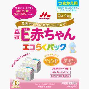 【新品未開封】森永 E赤ちゃん エコらくパック　6箱 森永 E赤ちゃん エコらくパック はじめてセット ( 400g*2袋入