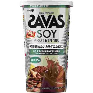 ザバス ソイプロテイン 100 ココア味 224gの商品画像