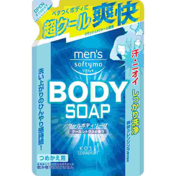 メンズソフティモ　クールボディソープ詰替　４００ｍＬ(M)