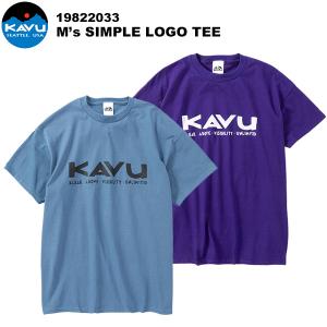 KAVU(カブー) メンズ シンプルロゴ Tシャツ 19822033｜rakuzanso