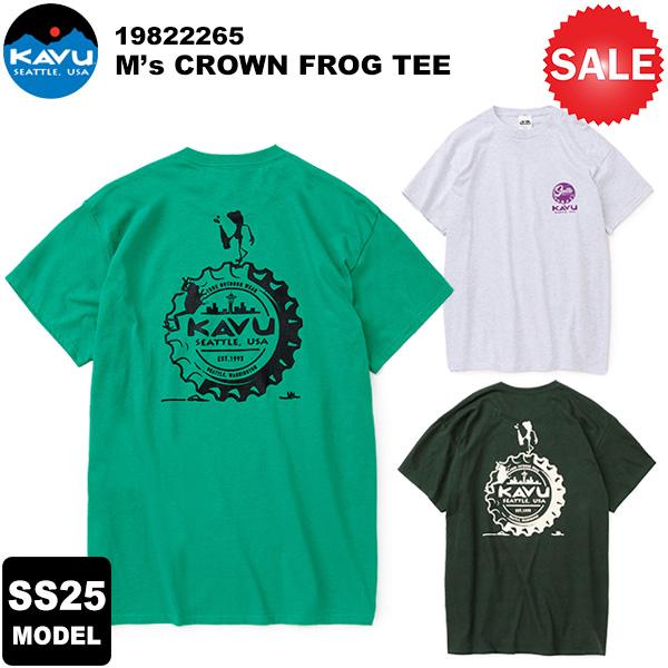 【30%OFF】KAVU(カブー) 【2025春夏モデル】メンズ クラウンフロッグ Tシャツ 198...