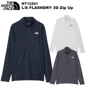 THE NORTH FACE(ノースフェイス) L/S FLASHDRY 3D Zip Up(ロングスリーブフラッシュドライスリーディージップアップ) NT12201｜rakuzanso