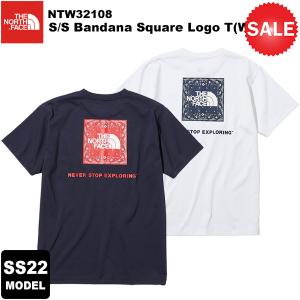 THE NORTH FACE(ノースフェイス) S/S Bandana Square Logo Tee(WOMENS)(ショートスリーブバンダナスクエアロゴティー) NTW32108