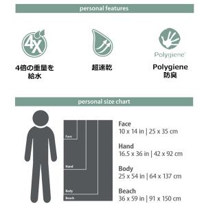 PackTowl(パックタオル) パーソナル ...の詳細画像5
