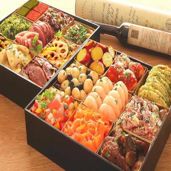 洋風おせち　イタリアン洋風おせち　２０２６　４人前　全２０品　２段重　お節　日本テレビ スッキリ!放...