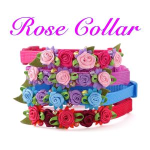 アウトレット 返品交換不可 猫 首輪 ラロック RALLOC ローズキャットカラー 猫用首輪 メール便のみ送料無料