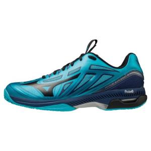 【定価より40％OFF】MIZUNO(ミズノ) ウェーブエクシード4 OC WAVE EXCEED4 OC 61GB201225 ライトブルー×ブラック×ネイビー｜rally