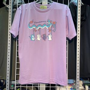 GOSEN(ゴーセン) ポチャネコ　干支 Tシャツ 辰 NPT56(73) ラベンダー　テニス ソフトテニス バドミントン 【ゆうパケット対応可】｜rally