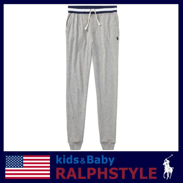 ポロ ラルフローレン ロングパンツ グレー 灰色 クラシックポニー 綿 ジュニア ボーイズ