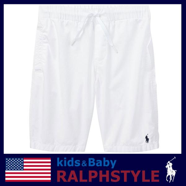 ポロ ラルフローレン ショートパンツ 白 ホワイト クラシックポニー ジュニア ボーイズ