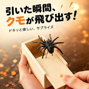 玩具 クモ びっくり箱 飛び出す 蜘蛛 おもしろ パーティーグッズ
