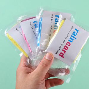 薄手 使い捨てタイプ カッパ フード付き レインウエア