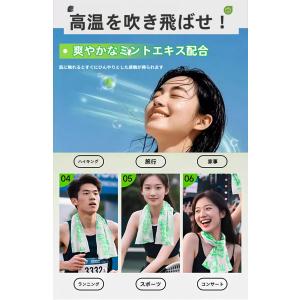ミントエキス配合 クールおしぼりタオル ひんや...の詳細画像1