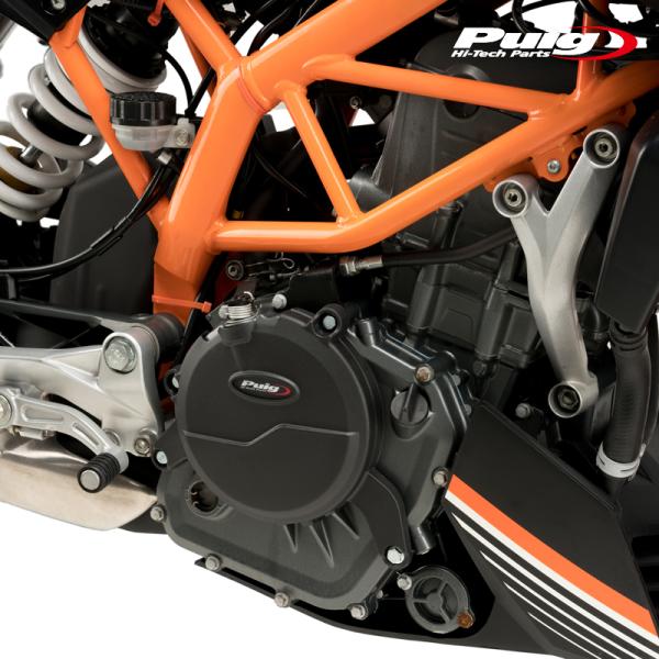 Puig 20140N ENGINE PROTECTOR COVER [BLACK] KTM 390...