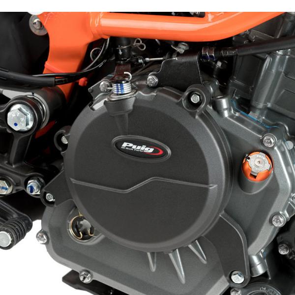 Puig 20141N ENGINE PROTECTOR COVER [BLACK] KTM 390...