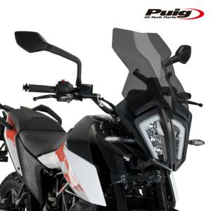 Puig 20414F TOURING SCREEN [DARK SMOKE] KTM 390 ADVENTURE (20-23) 250 ADVENTURE (21) プーチ スクリーン カウル｜ram777