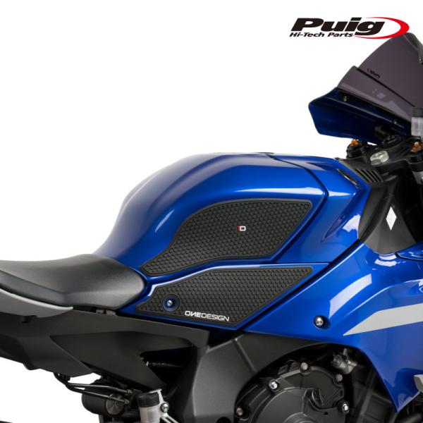 Puig 20604N SPECIFIC SIDE TANK PADS [BLACK] YAMAHA...