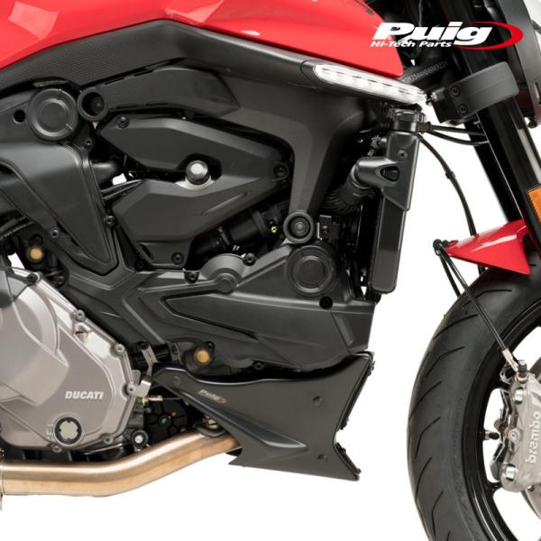 Puig 20714J  ENGINE SPOILER [MATT BLACK] DUCATI MO...