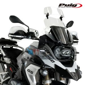 puig スクリーン 延長 多段調整バイザー 汎用 プーチ R1250 等に Puig（プーチ） Puig 20764W MULTI-ADJUSTABLE VISOR2.0 CLIP-ON