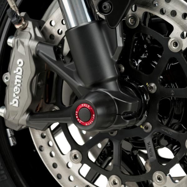 Puig 21490N FRONT FORK PROTECTOR [BLACK] DUCATI DE...