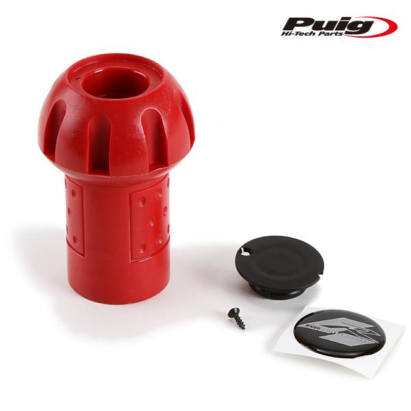 Puig 3609R FRAME SLIDERS [RED] プーチ リペアパッド (85L/M10...