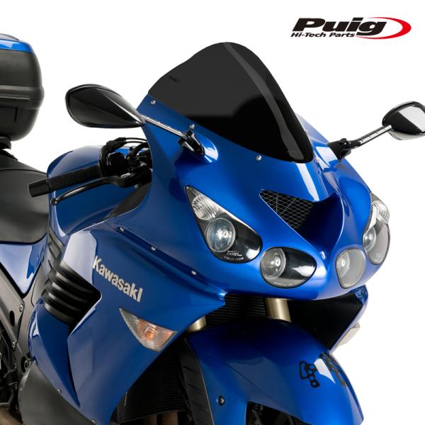 Puig 4057F RACING-SCREEN  [DARK SMOKE]  Kawasaki Z...