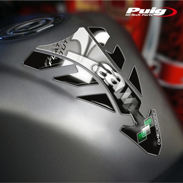 Puig 5630P TANK PADS FUTURE [汎用] Kawasaki [ SILVER...