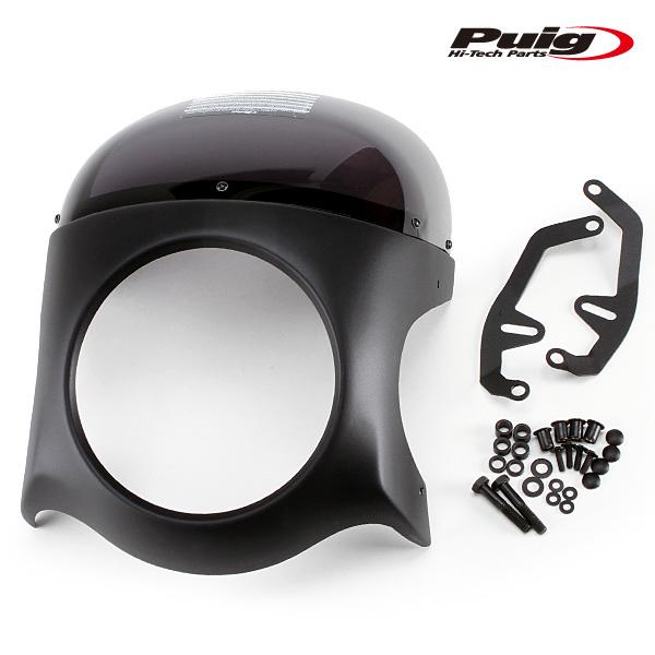 Puig 9554F RETRO SEMI FAIRING [DARK SMOKE] 汎用 BONN...