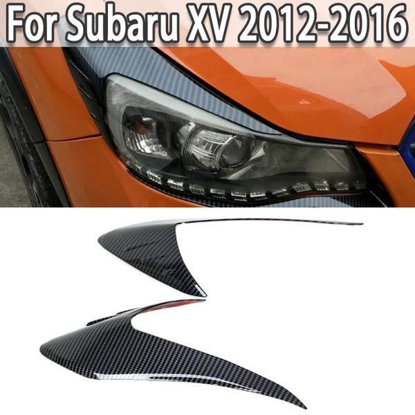 【並行輸入品】 ヘッドライト アイライン カバー ステッカー カーボン スバル XV 2012年 2...