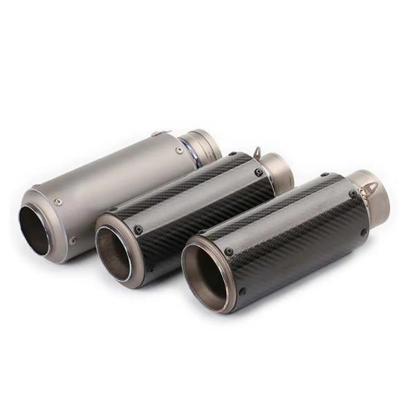 【並行輸入品】 TKOSM 60mm 51mm バイク チタン 金属 カーボン エキゾースト パイプ...