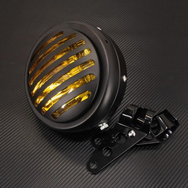 【並行輸入品】 バイク ヘッドライト 35W ハロゲン モト ライト 5.75 インチ ホンダ CG...