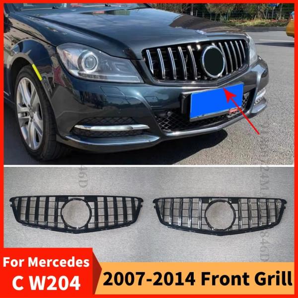 並行輸入品 フロント インレット グリル バンパー グリル ベンツ C W204 C43 2007年...