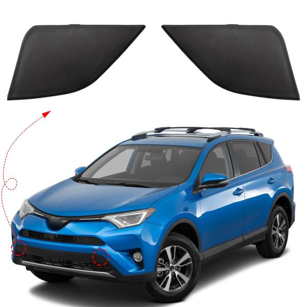 並行輸入品 フロント バンパー Tow Hook カバー キャップ Toウィング トヨタ RAV4 ...