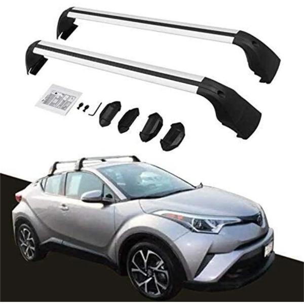 【並行輸入品】 2P アルミ ルーフ Rail ラック クロス バークロス エスクロスバー トヨタ ...