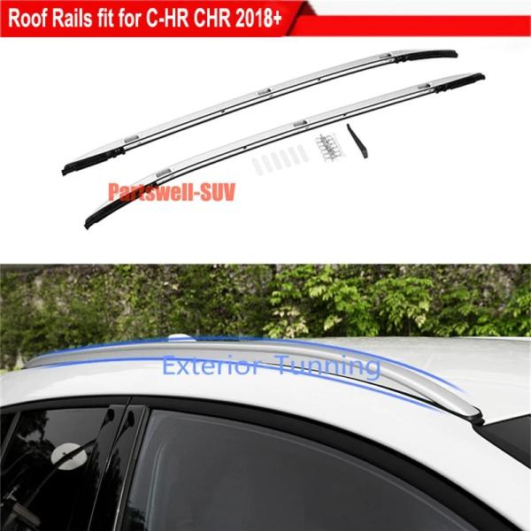 【並行輸入品】 2P トヨタ C-HR CHR 2016年-2021年 Fixed ルーフ レール ...