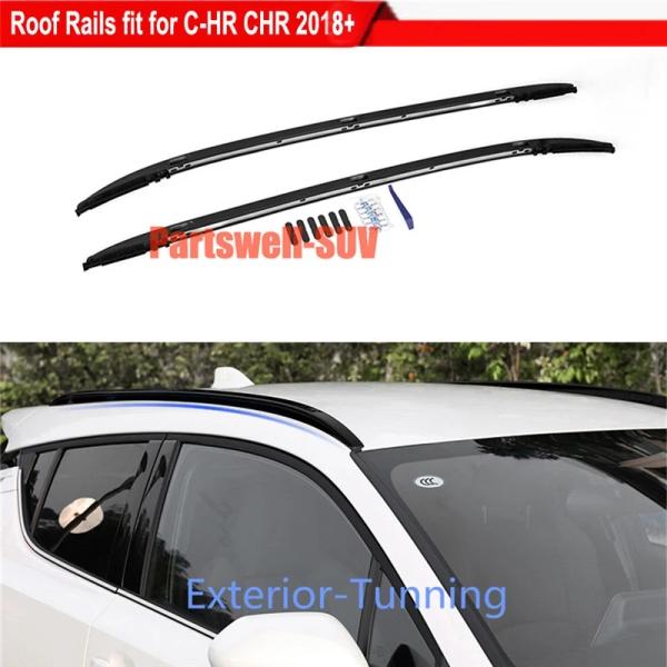 【並行輸入品】 2P トヨタ C-HR CHR 2016年-2021年 Fixed ルーフ レール ...