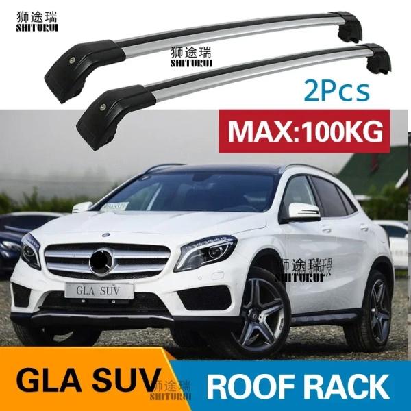 【並行輸入品】 SHITURUI 2P ルーフ バー メルセデス-ベンツ GLA SUV 2013年...
