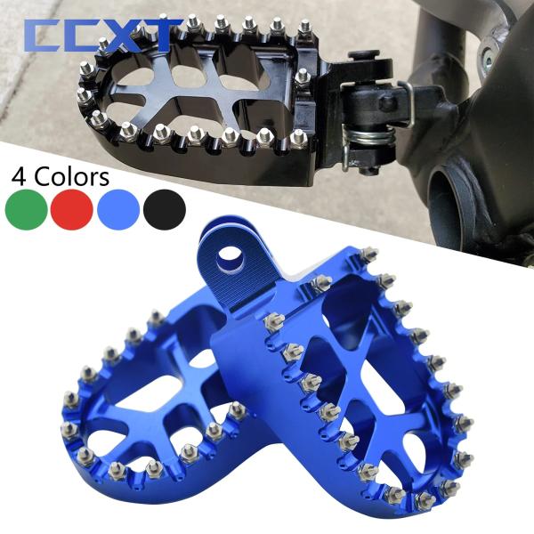 【並行輸入品】 モトクロス CNC フット ペグ バイク フットペグ ホンダ CR80R CR85R...