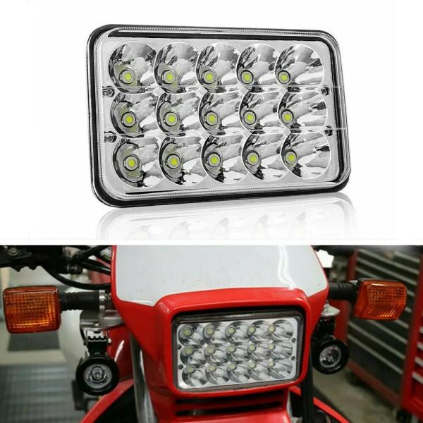 【並行輸入品】 4X6" バイク LED H4 ヘッドライト ランプ ホンダ XR250 XR250...